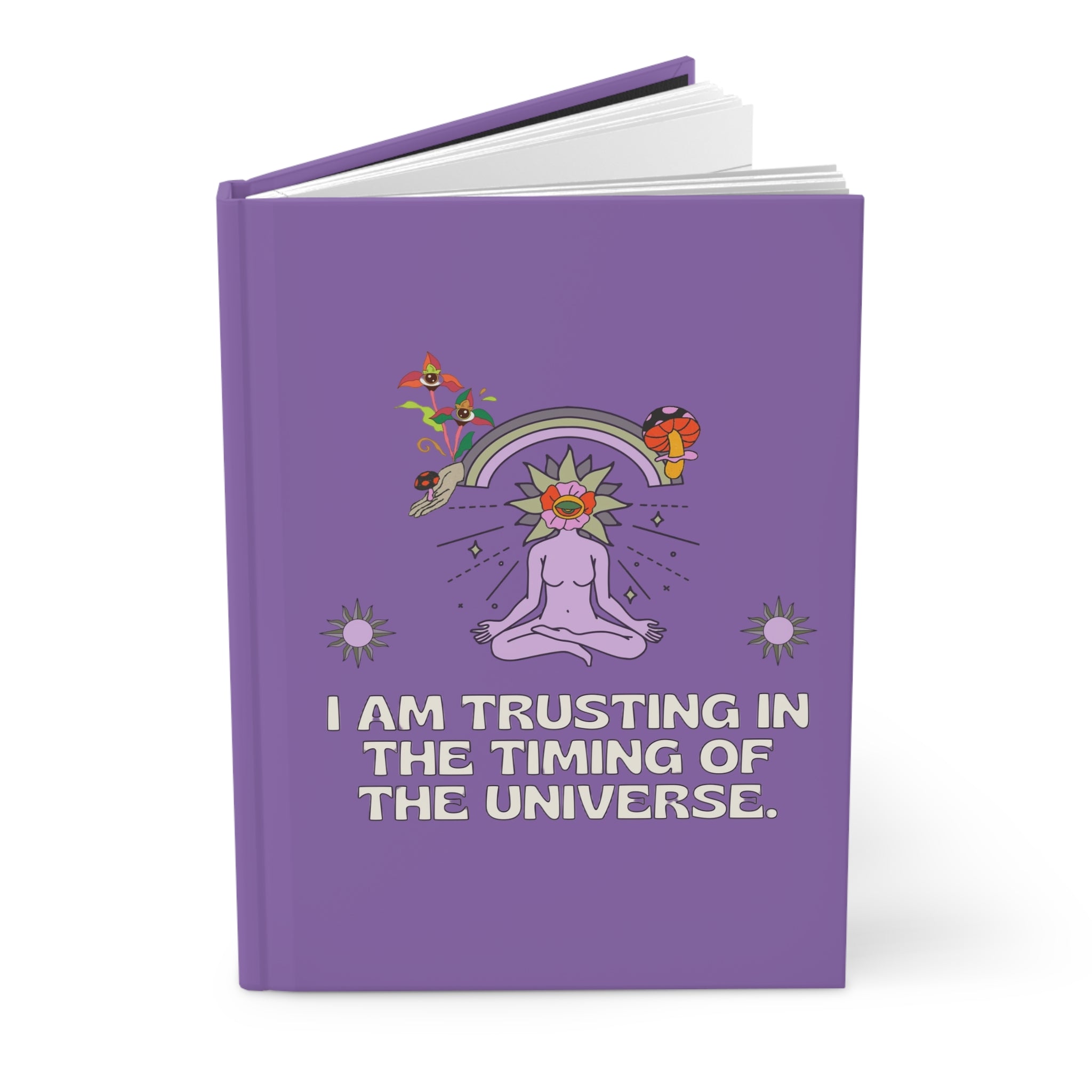 Trusting the Timing Hardcover Journal — Spiritual Meditation Notebook