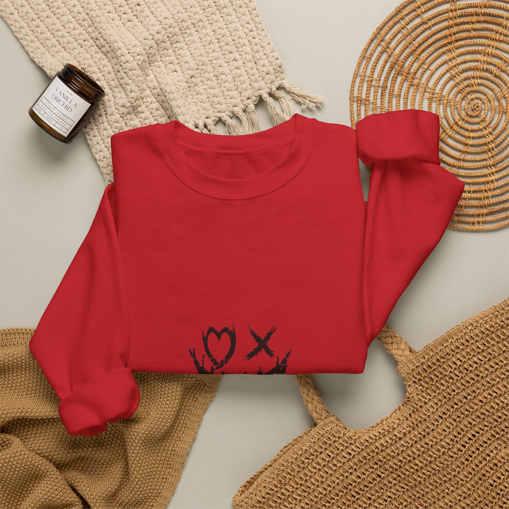 Spirit’s Off-Grid Crewneck — Minimal Cannabis Line Art